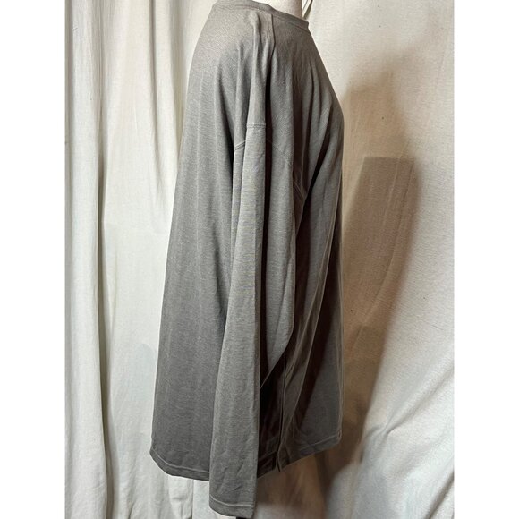 Michael Brandon Men's XXLT Style Buck121513 Nubuck: Greenish-Gray Long-Sleeve Sh - Picture 4 of 11